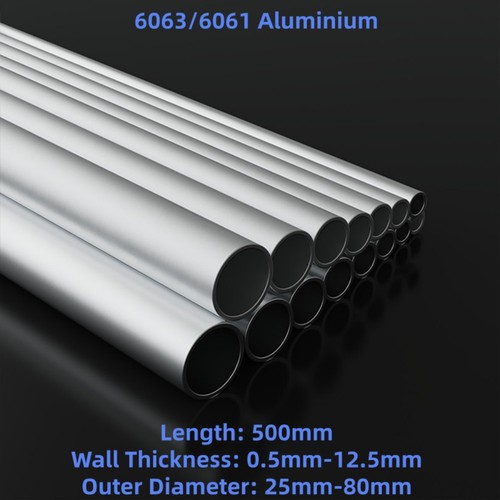 Aluminium tube 25mm - tube, 25mm-80mm