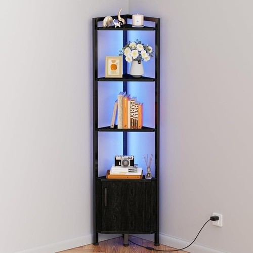 Large corner shelf cabinet - large, w/