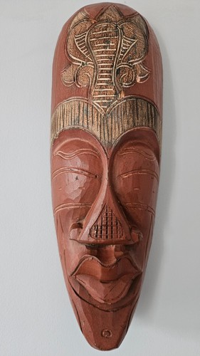 Vintage wooden carved african - wooden,
