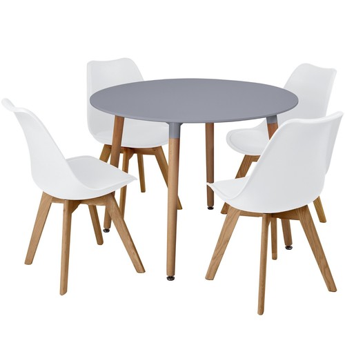 Circular dining table set - circular,