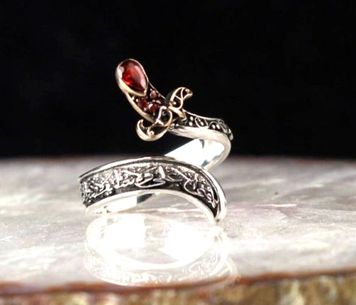 Sward men silver - silver, ring