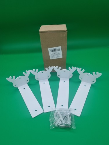 Set white metal antler - 4,