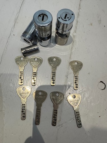 Banham door lock - door, cylinders