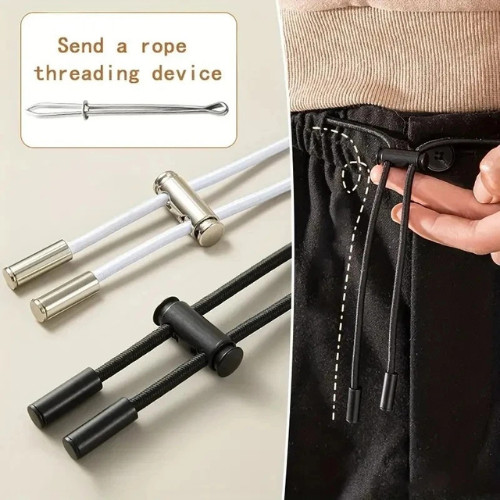 Elastic drawstring cord - elastic, w/