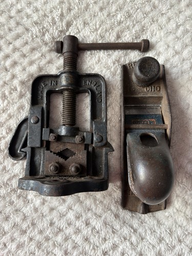 Record pipe vice clamp - record,