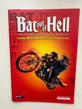 BAT OUT OF HELL  The Musical theatre Tour programme BRISTOL 