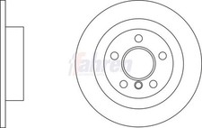 Fahren FBD6978 Brake Disc Rear