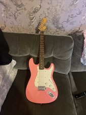 Gear4music  Guitar Pink Solid