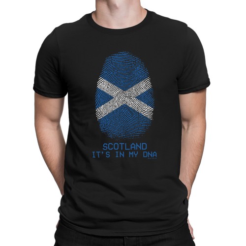 Mens scottish shirt dna - t-shirt,