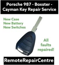 Repair Fix Service Porsche Cayman Boxster 911 Cayman remote key fob + new case