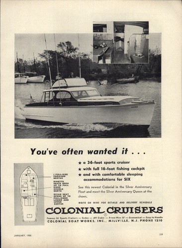 1955 paper colonial cruiser - 1955,