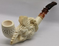 Vtg Winged Dragon Hand Carved
