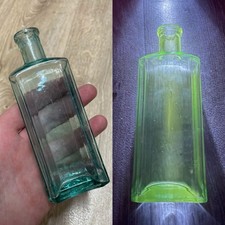 Vintage Rectangular Aqua Green