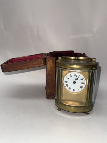 Unusual antique brass glass - brass, &