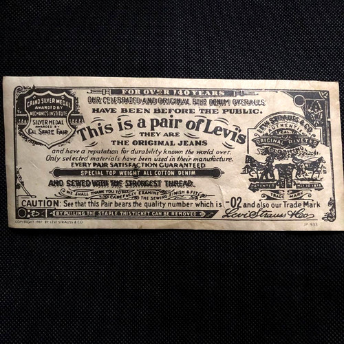 Levis vintage pop paper poster - vintage,