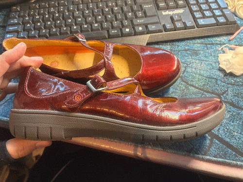 Clarks unstructured burgundy - clarks,