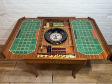Italian Marquetry Games Table - Roulette - Chess  - Free Delivery Available
