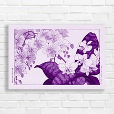 Vibrant Pink Orchid Purple