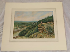Original Signed Watercolour Painting - T HIBBERD , LANDSCAPE , VINTAGE