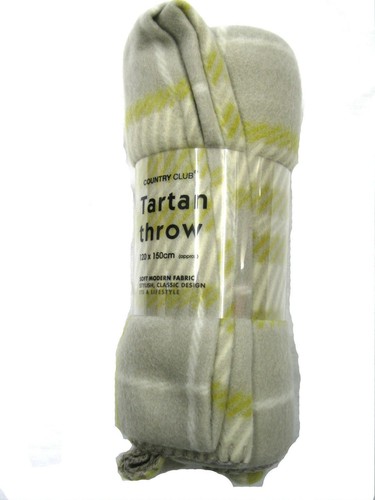 Warm cosy brushed fleece throw - warm,