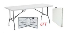 6ft folding table trestle - folding,