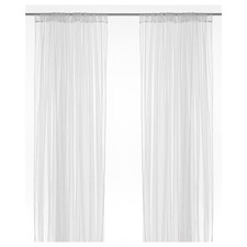 IKEA LILL CURTAINS PAIR SHEER