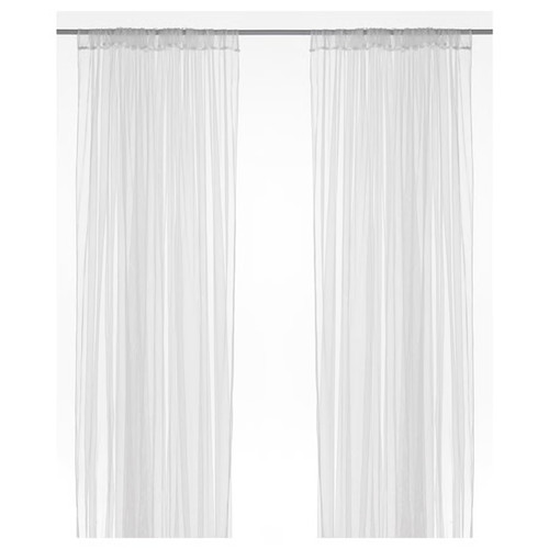Ikea lill curtains - pair, sheer