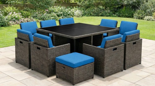 12pc rattan garden - rattan,