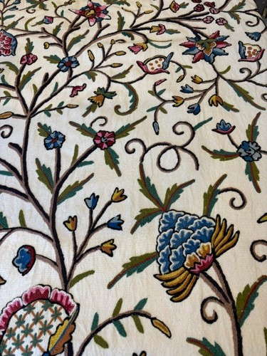 Beautiful traditional crewel