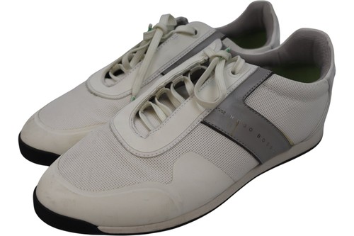 Hugo boss white leather - boss, mesh