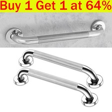 Anti Slip Safety Grab Bar Handle Chrome Stainless Steel Bath Shower Hand 50cm UK