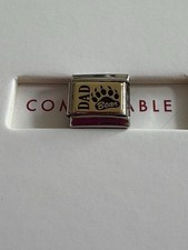 Genuine Nomination  Classic Gold Dad Bear Paw Charm - Unwanted Gift