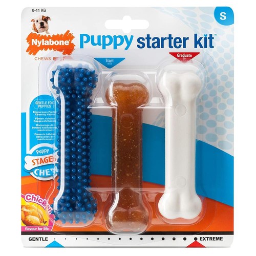 Nylabone puppy starter kit - nylabone,
