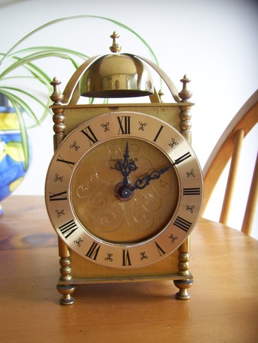 Vintage london clock brass - london,