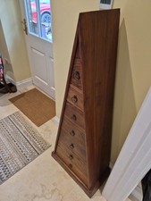 Solid Wood Pyramid Chest of