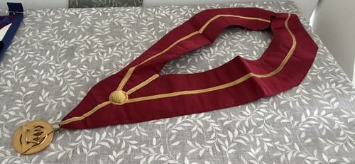 Vintage masonic regalia collar - regalia,