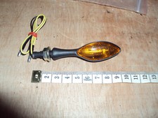 UNIVERSAL MICRO INDICATORS ALLOY BODY IN BLACK SUIT HONDA GROM / PIT BIKE (PAIR)