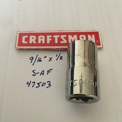 Craftsman 1 2 - 9/16", 1/2"