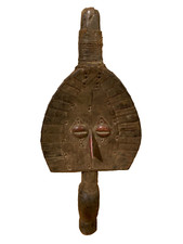 Old Tribal  Genuine Kota 2 Face Reliquary Figure   ---  Gabon BN 68