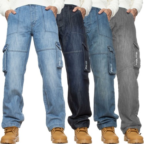 Mens cargo jeans combat - cargo,