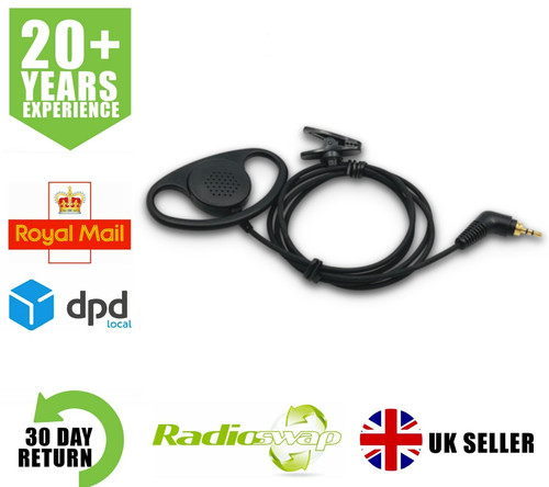 Listen only shape earpiece - listen, d-shape