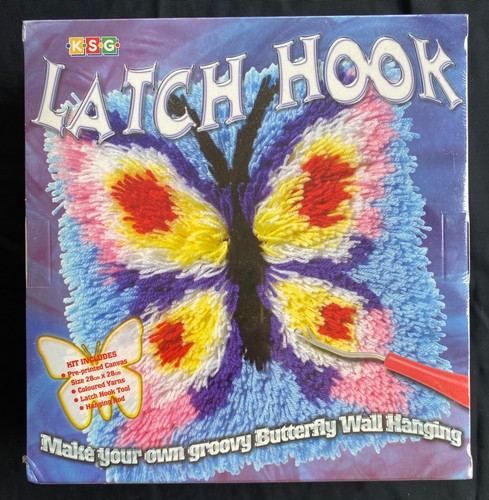 Ksg latch hook butterfly wall - hook,