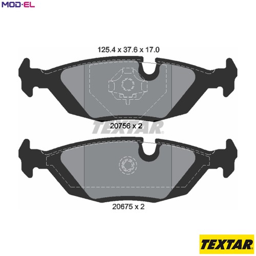 Brake pad set disc - set,