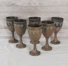 Set 6 Copper & Brass Long