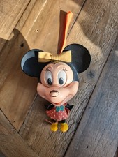 Vintage Walt Disney Mattel 1971 Talking Minnie Mouse - Burbank Toys Hong Kong