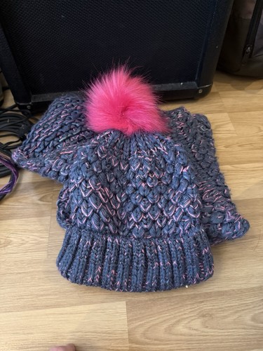 Grey and pink - grey, glittery