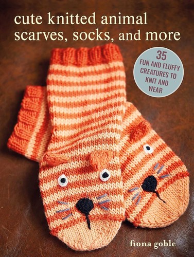 Cute knitted animal scarves - cute,