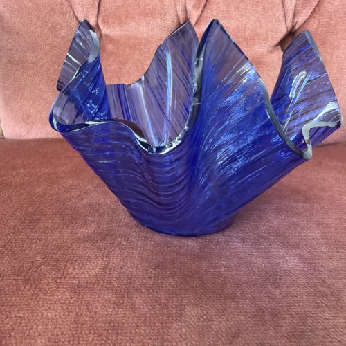 Vintage glass handkerchief - glass,