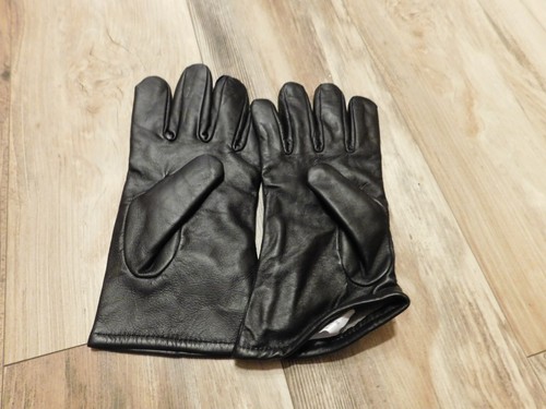 Military black leather - black, dress