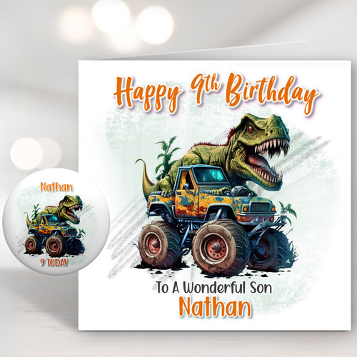Rex monster truck birthday - monster,